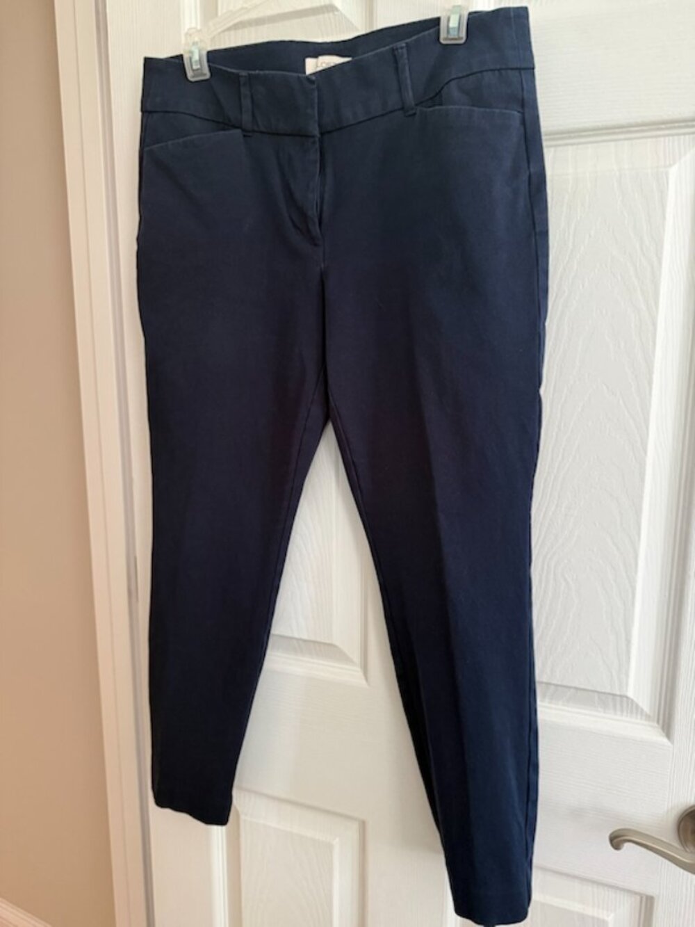 Loft Skinny Ankle Blue Pants